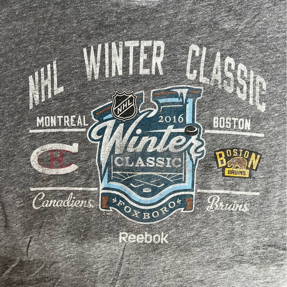 ✨3/15$ NHL winter classic tee Reebok - Picture 3 of 5
